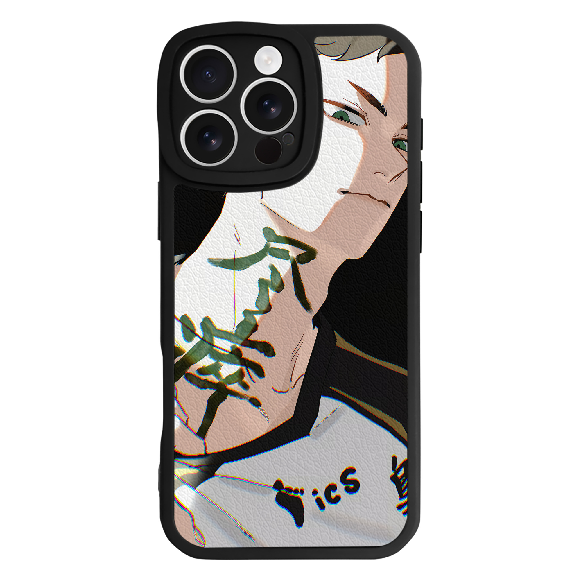 （画像用） ハイキュー!! Haikyu!! 【iPhone 16シリーズ対応】シリコンスマホケース（レザー調） 材質：シリコン